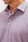 Three Springs Stripe Long Sleeve Movement Polo