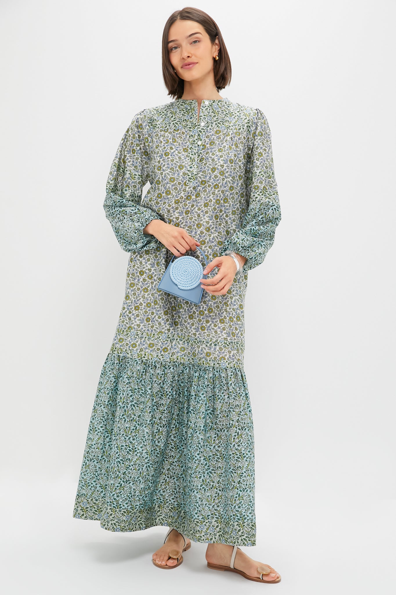 Dusty Blue Mini Gunther Passementerie Bag