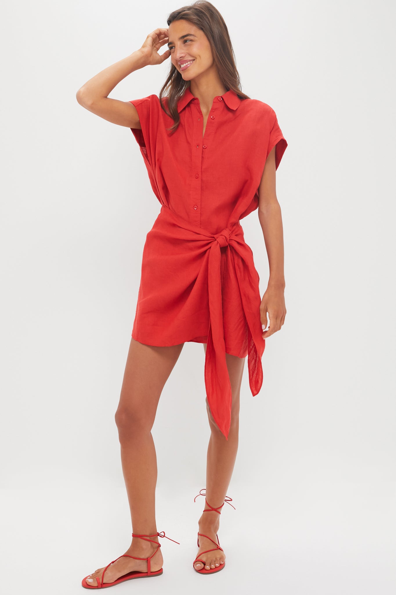 Poppy Red San Vito Sarong