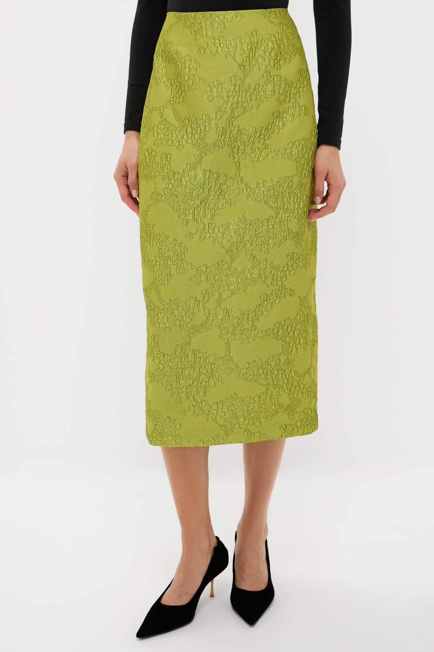 Brocade Metallic Ellington Skirt