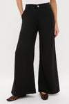Black Tencel Tulip Trouser