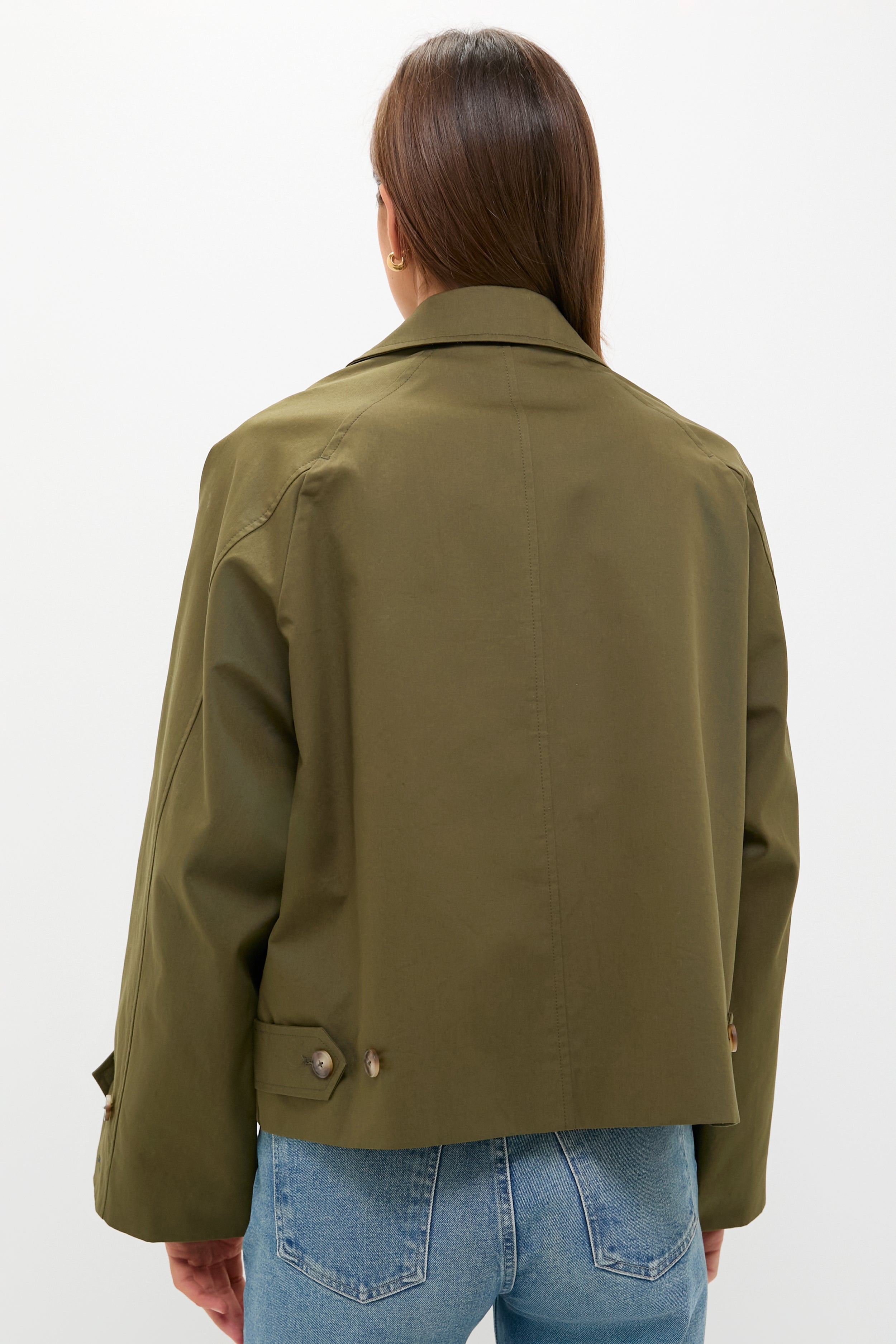 Olive Drew Short Trench Coat | Tuckernuck