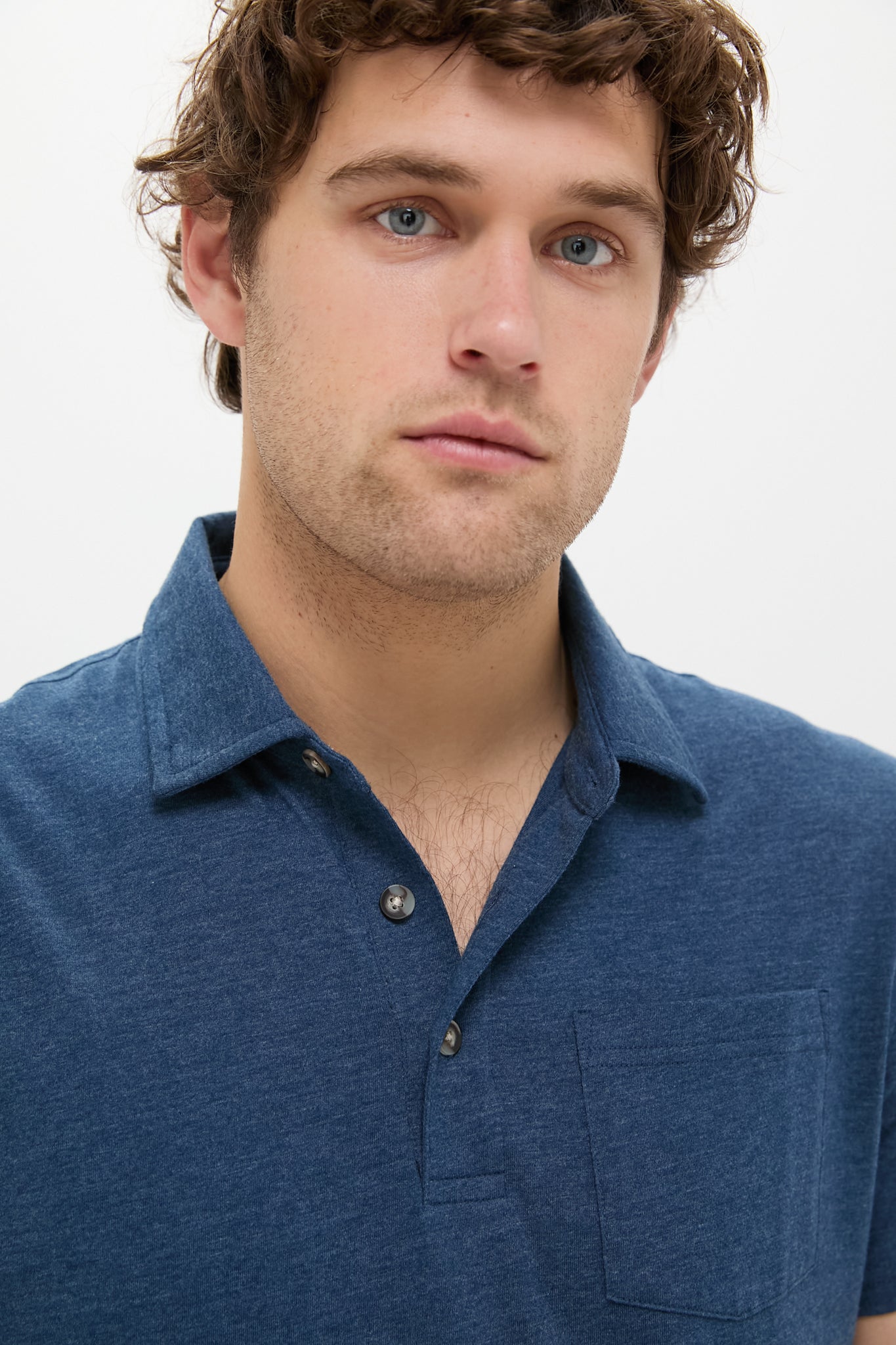 Dark Denim Atlantic Polo