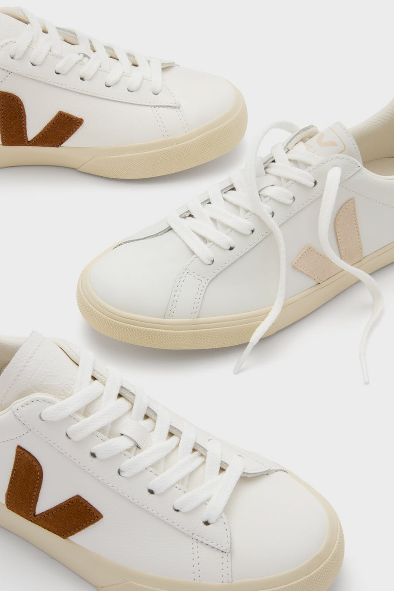 White Cognac Campo Sneakers