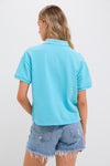 Aqua Pique Holmes Boyfriend Polo