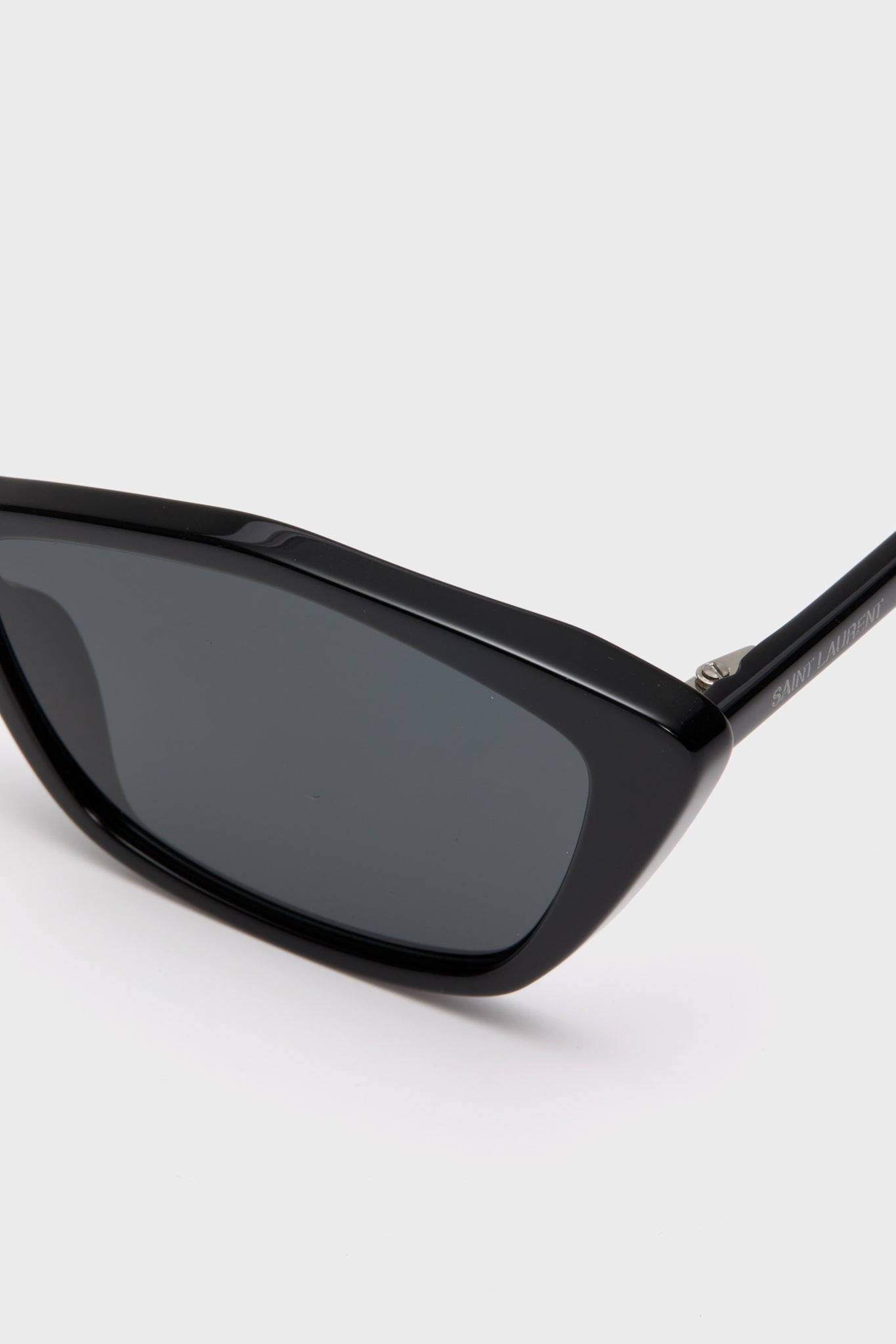 Black SL Logo Cat Eye Sunglasses