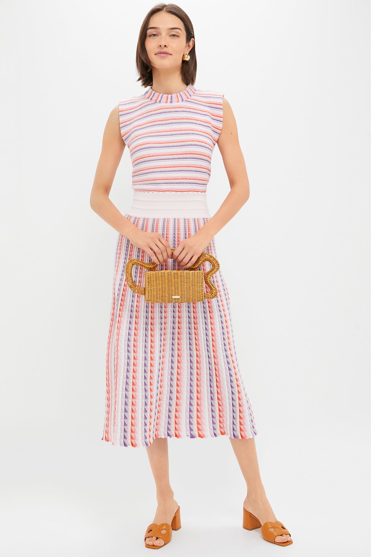 Lilac Multi Campari Top