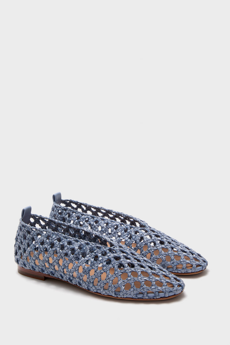 Blue Woven Ballerina
