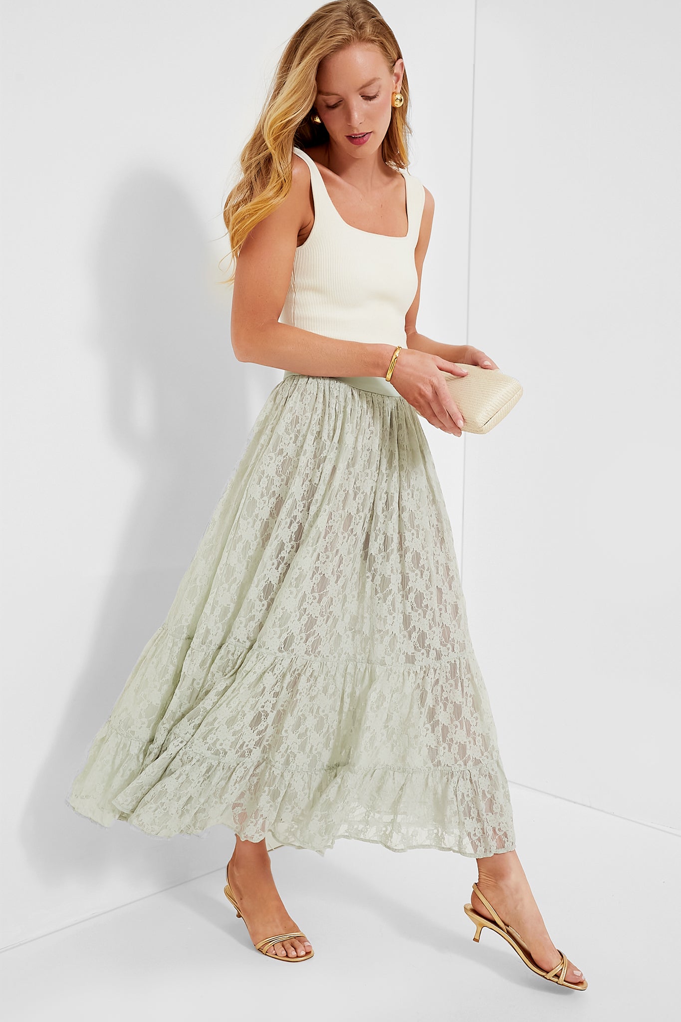 White Eloise Clutch