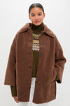 Chocolate Plush Car Coat