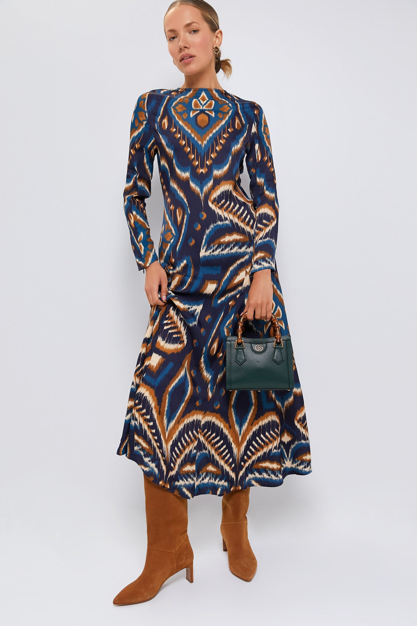 GUCCI Dark Green Bamboo Diana 2 Way Handbag | Tuckernuck Archive Collection GUCCI Dark Green Bamboo Diana 2 Way Handbag | Tuckernuck Archive Collection