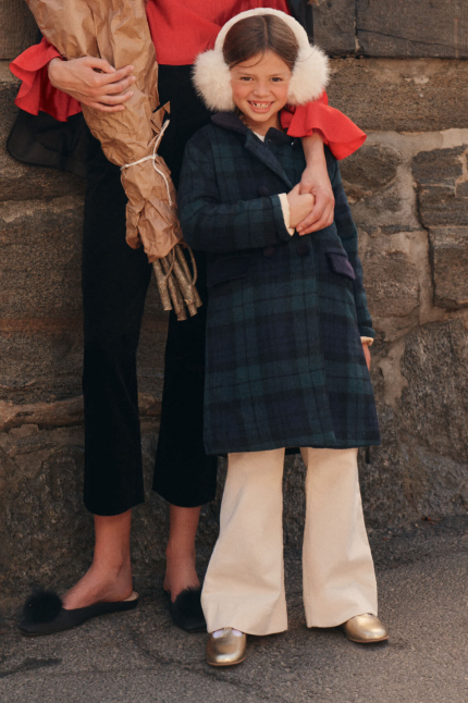 Leopard Brushed Wool Meg Mini Skirt