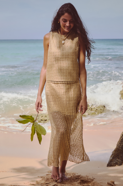 Leopard Brushed Wool Meg Mini Skirt