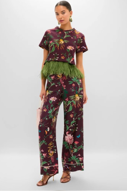 Leopard Brushed Wool Meg Mini Skirt