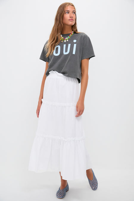 Faded Black Le Carre Tee