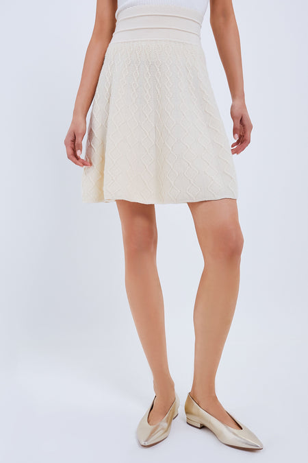 Natural Brioche Skirt
