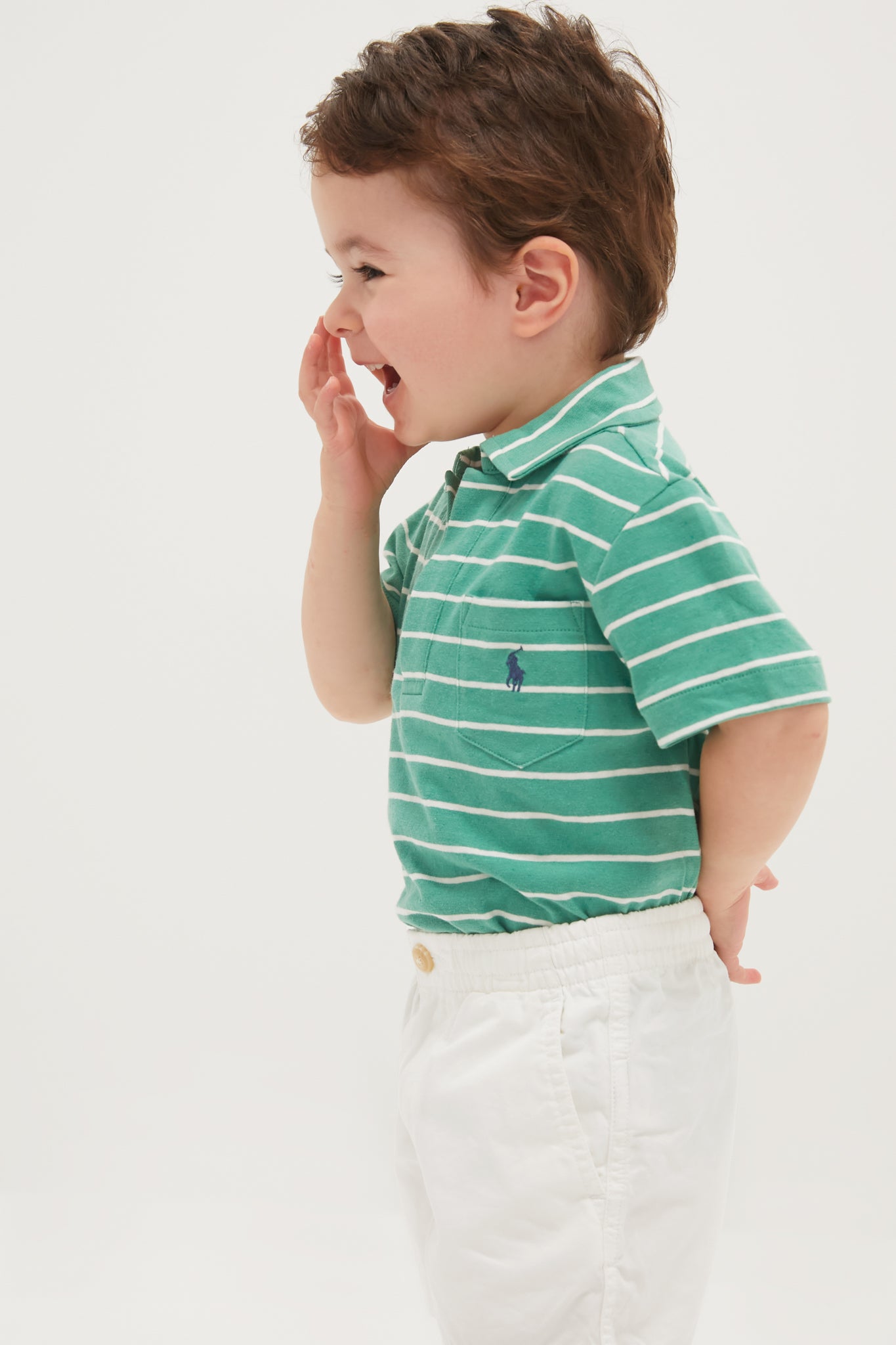 Deckwash White Parachute Twill Relaxed Fit Easy Short