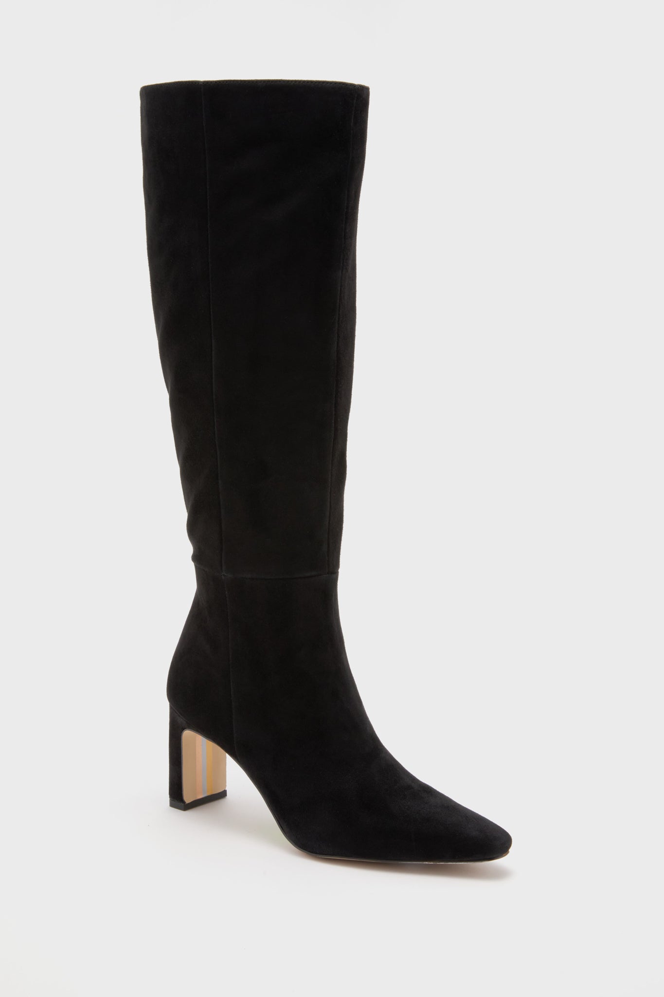 Black Sylvia Extended Calf Boots