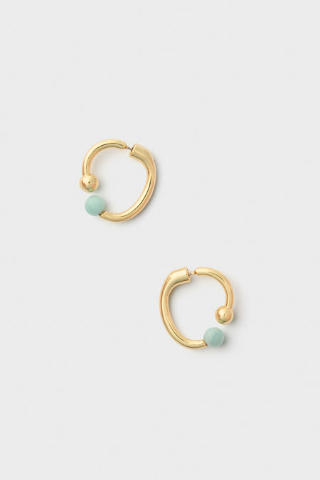 Blue Multi Alexandra Hoops