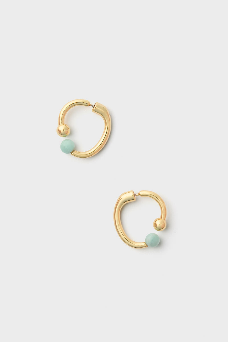 Blue Multi Alexandra Hoops