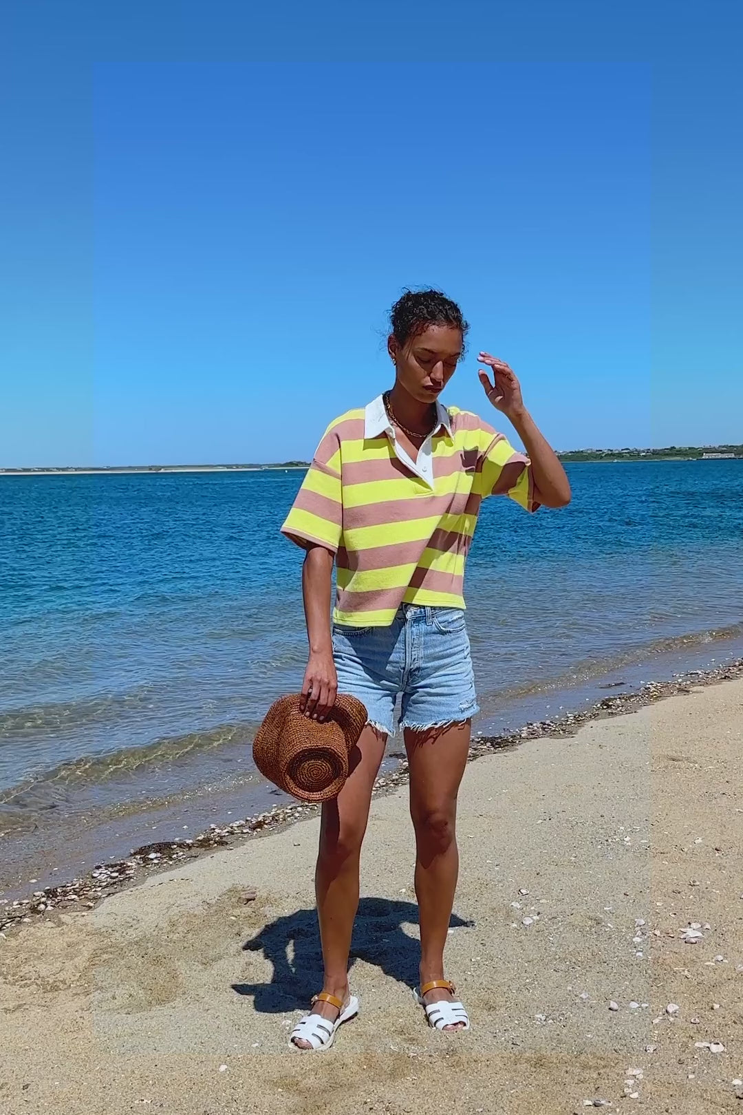 Citron Stripe Cotton Wesley Rugby Shirt | Tuckernuck