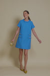 Capri Blue Tweed Jackie Dress