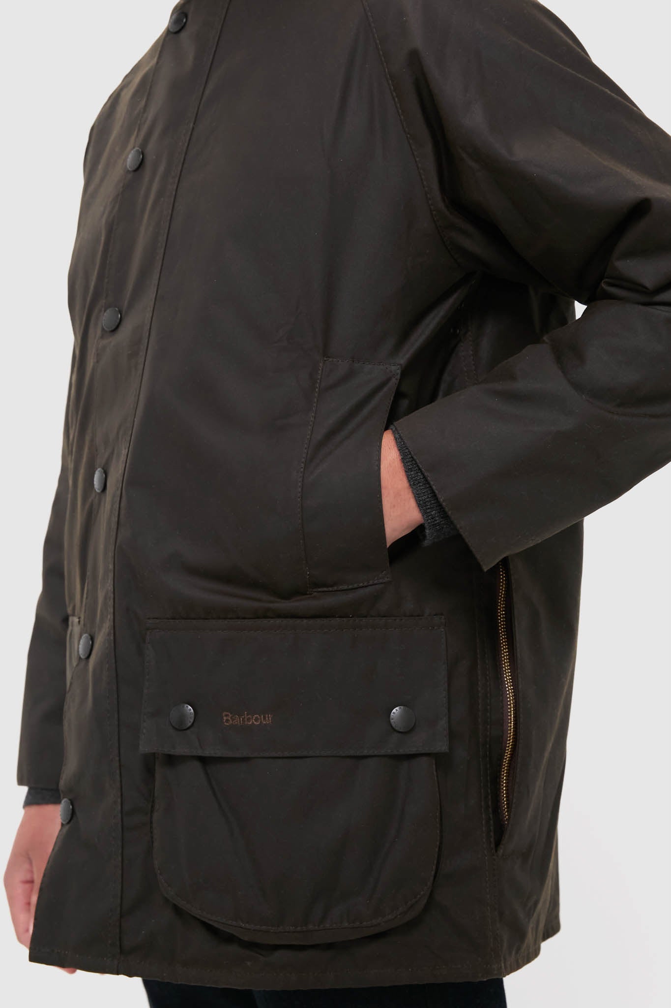 Men's Olive Beaufort Wax Jacket