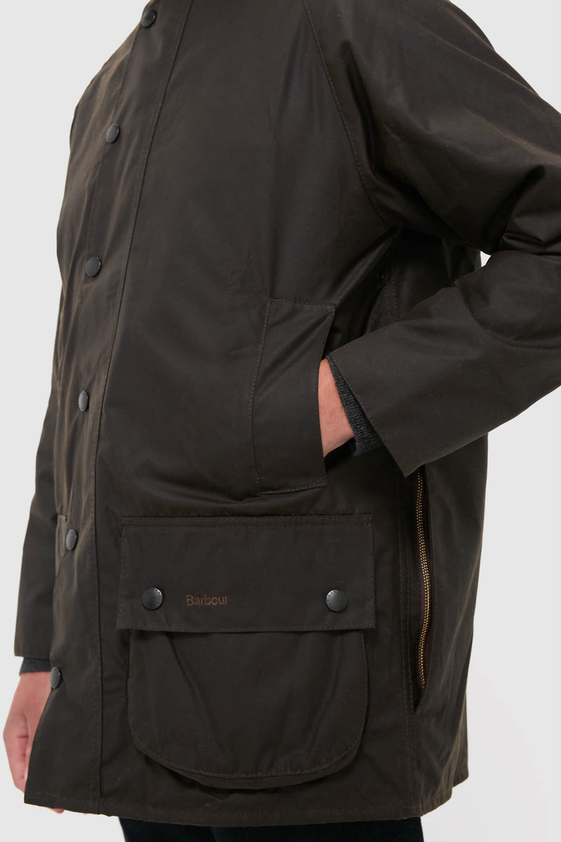 Men's Olive Beaufort Wax Jacket