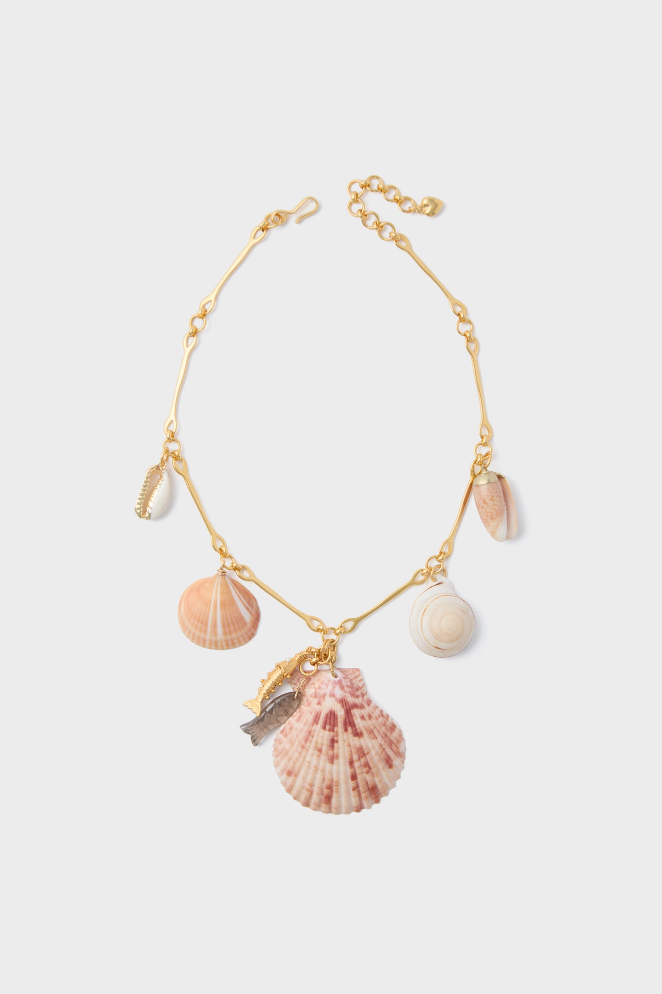 Gold Shell Delmar Necklace
