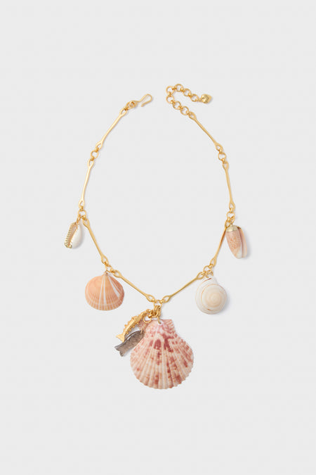 Gold Shell Delmar Necklace