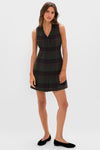 Forest Plaid Wool Mercer Dress