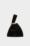 Black Suede Veronica Beard Swing Bag