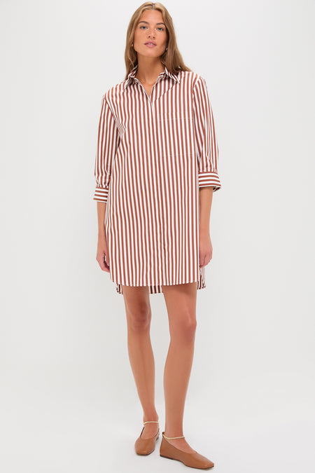 Ivory and Cognac Morning After Dress