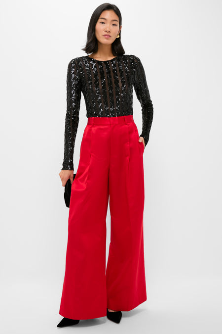 Red Standard Pants