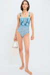Blues Patchwork Onda Zoe One Piece