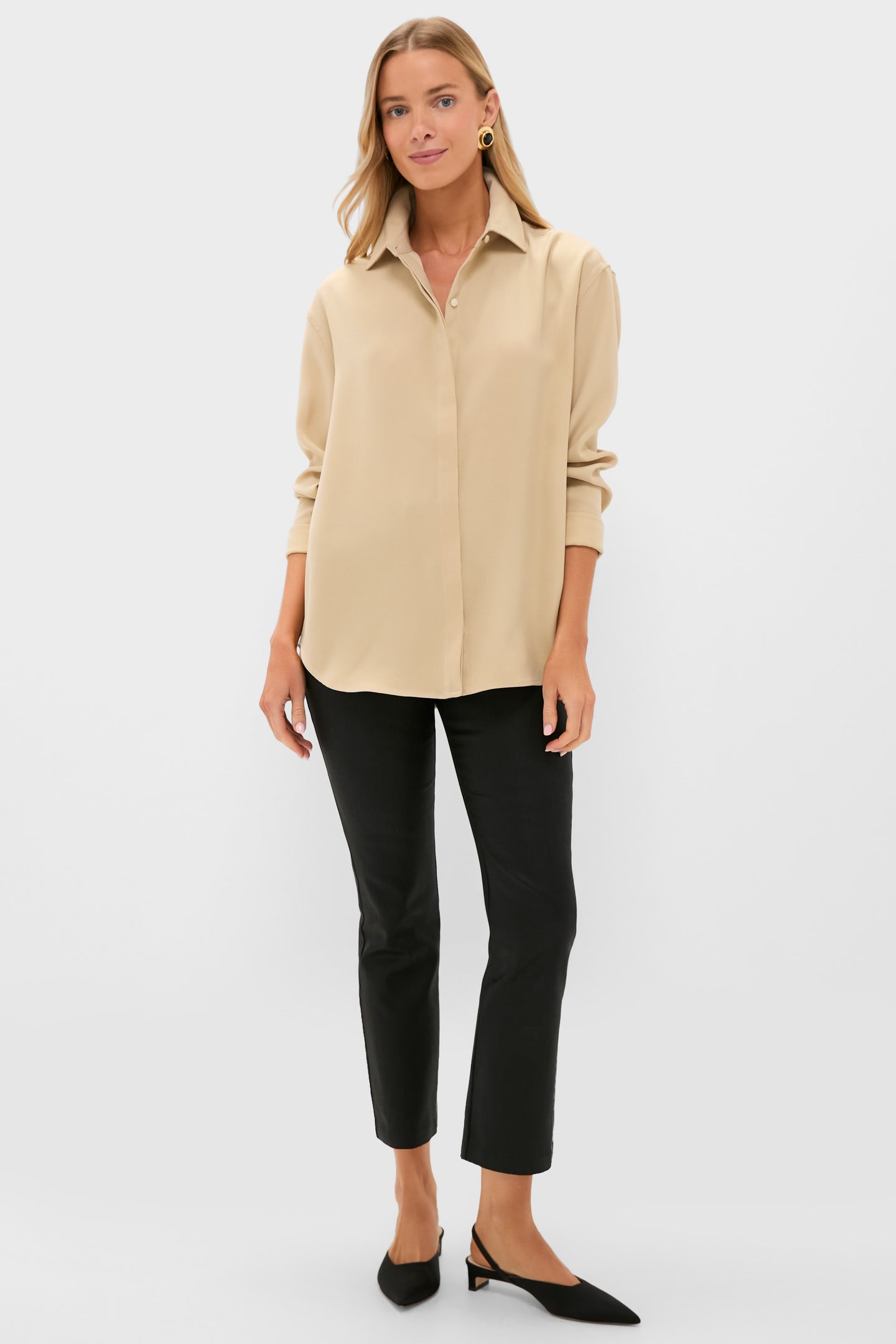 Gold Noelle Button Down