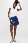 Navy Sail 15 Inch Performance Stretch Woven Halliet Golf Skirt