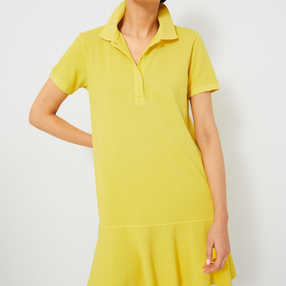 Yellow Pique May Polo Dress Tuckernuck