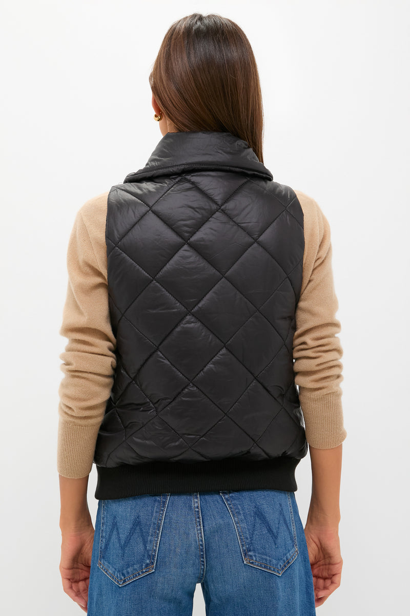 Black Jackson Quilted Vest