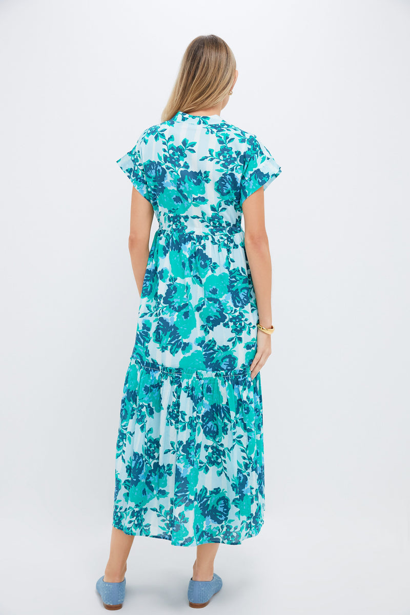 Light Blue Petunia Mumi Midi Dress