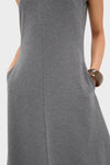 Charcoal Heather Resnick Maxi Dress