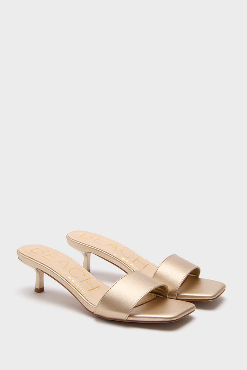 Gold Capricorn Heels