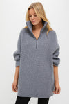 Heather Gray Chunky Knit Luke Sweater