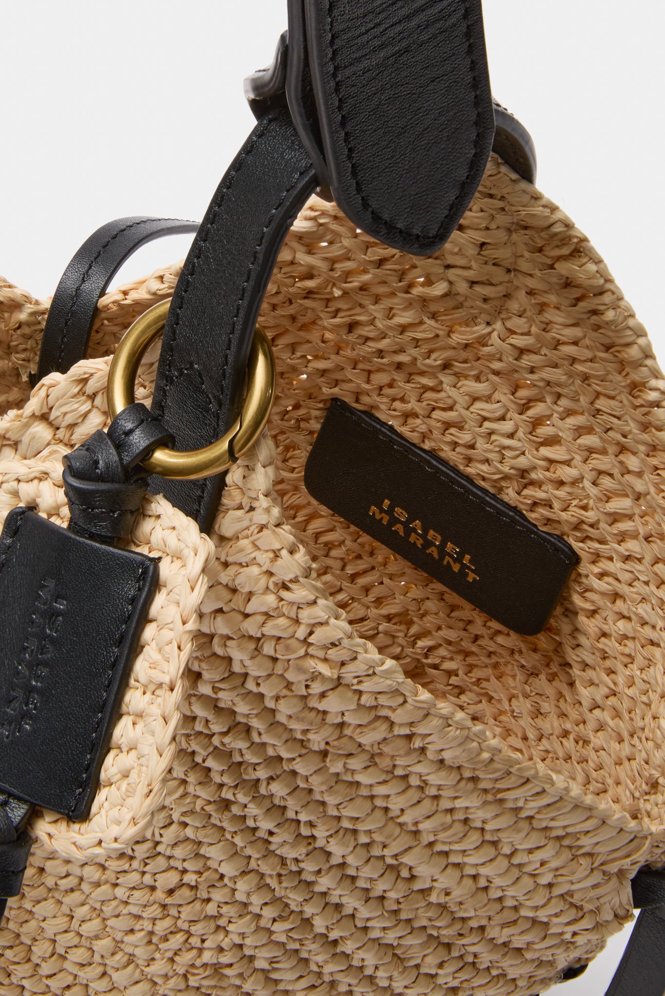 Natural and Black Tampa Mini Bag