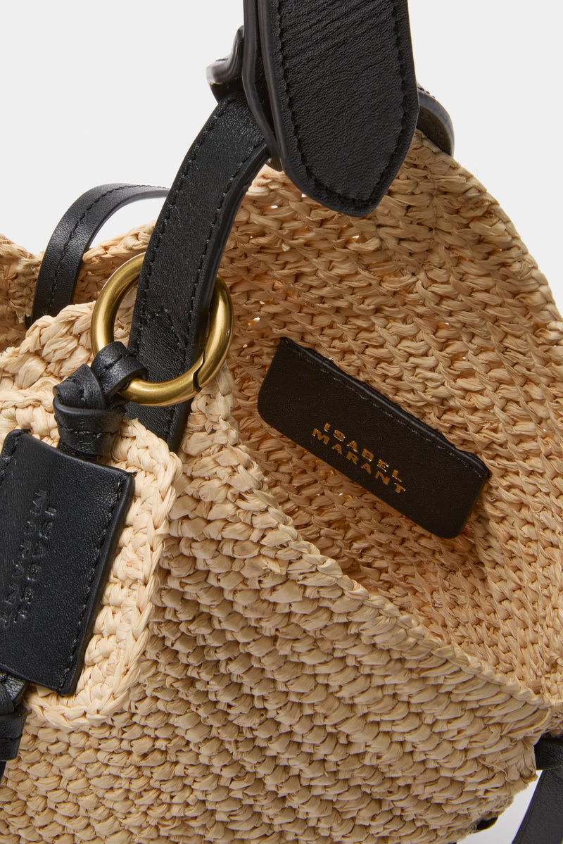 Natural and Black Tampa Mini Bag