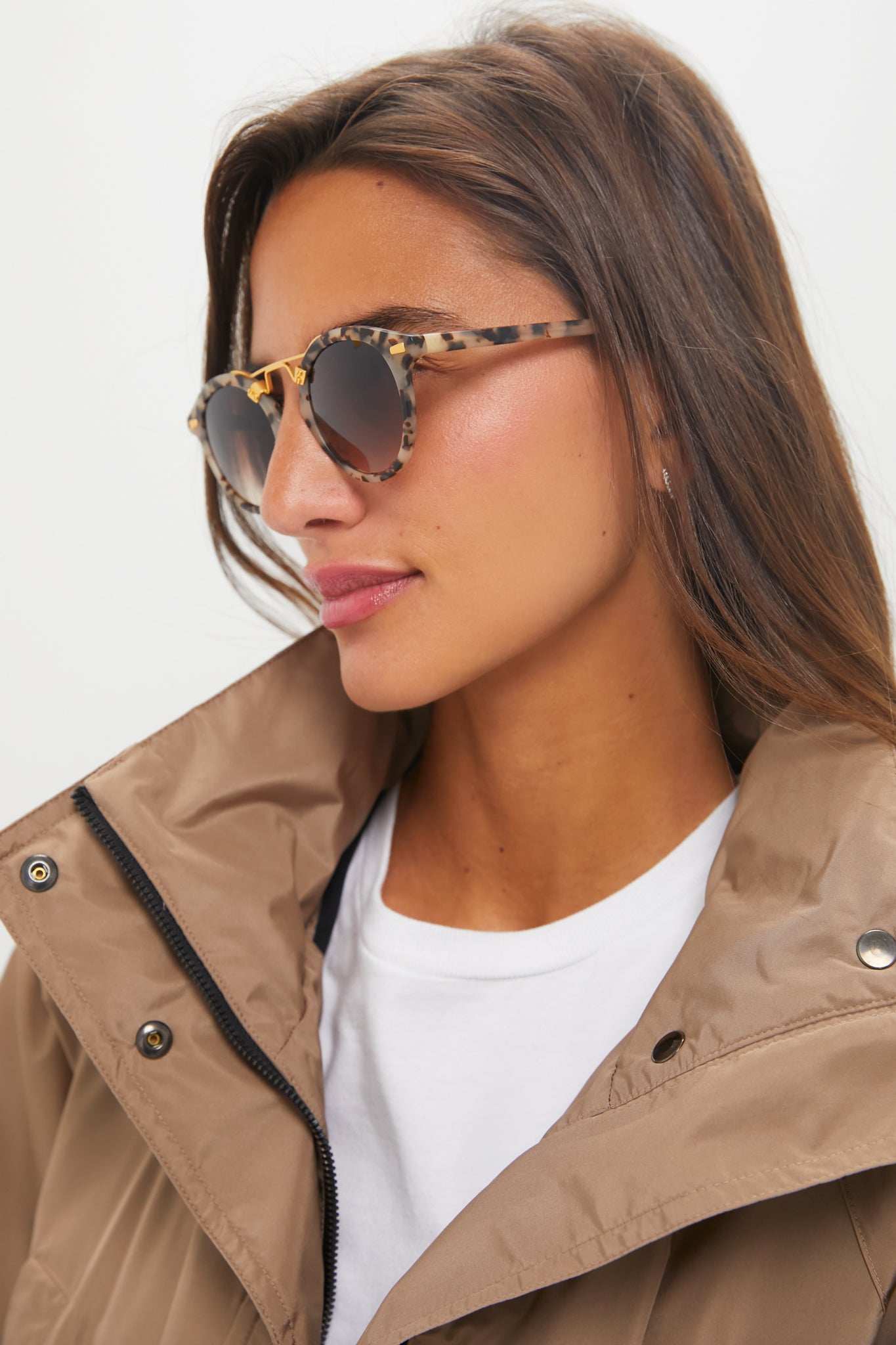 Matte Oyster 24K St Louis Sunglasses