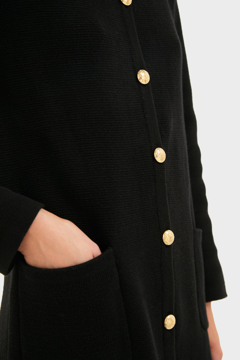 Black Knit Jaq Mini Dress