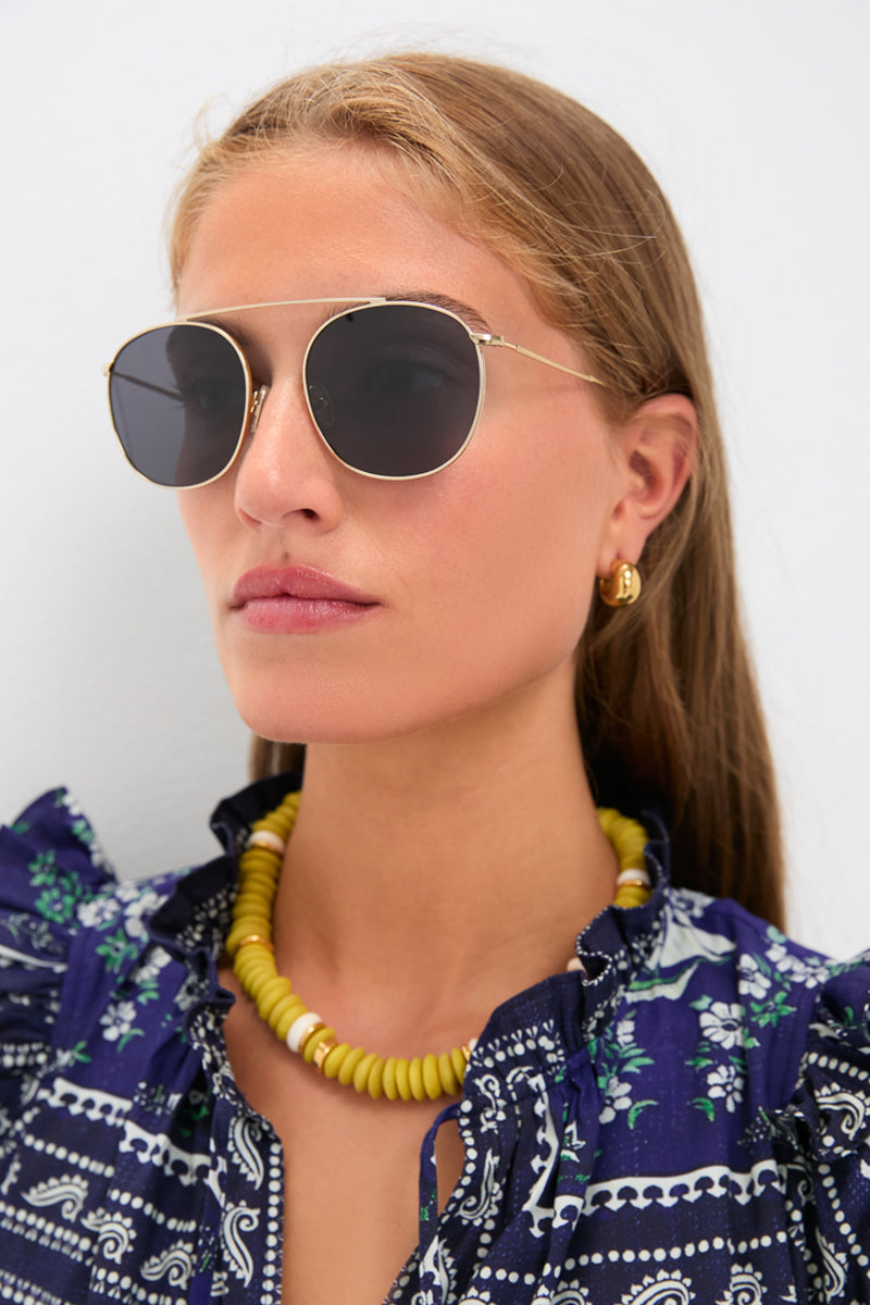 Gold Mykonos II Sunglasses