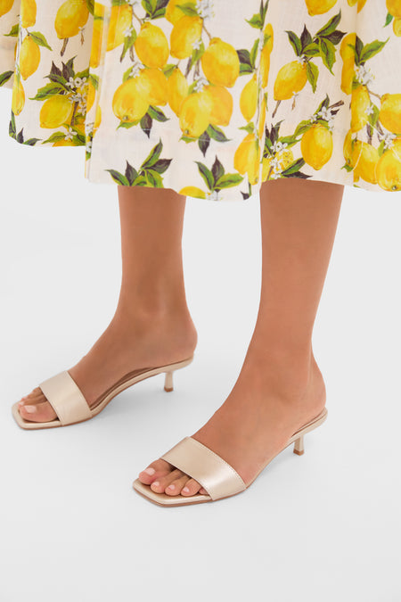 Gold Capricorn Heels