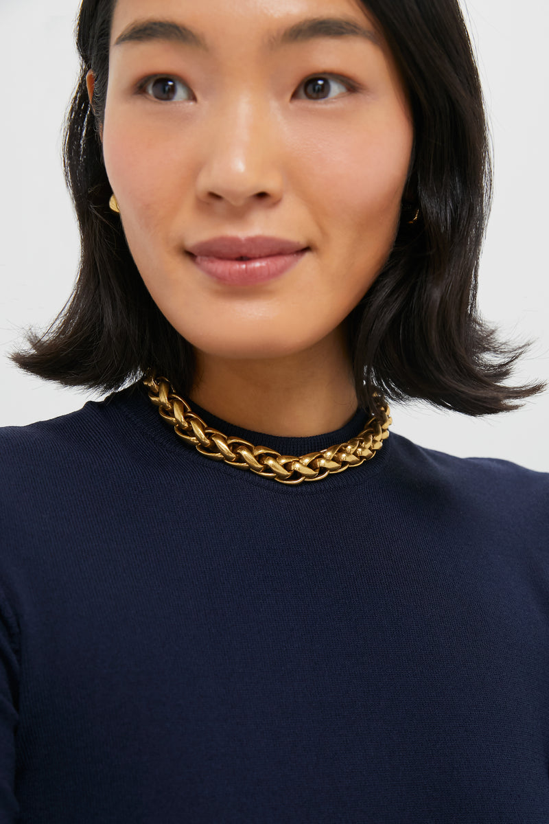 Antique Brass Grano Choker Body Jewelry